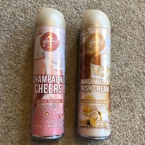 (Glade Spray) 8oz Marshmallow Irish Cream & Champagne Cheers, Air Freshener .